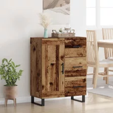   vidaXL Széf fiókkal Öreg fa 69,5 x 34 x 90 cm Műszaki fa és vas