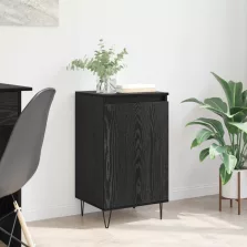  vidaXL Széf Falra szerelhető Fekete tölgy 40 x 35 x 70 cm Faanyag