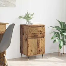   vidaXL Széf fiókkal Öreg fa 40 x 35 x 70 cm Műszaki fa és vas