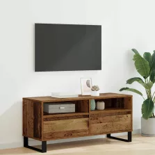   vidaXL TV szekrény Öreg fa 100 x 34,5 x 44,5 cm Műszaki fa és vas