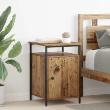   vidaXL Éjjeliszekrény 2 pcs Öreg fa 40 x 42 x 60 cm Faanyag