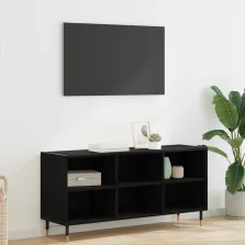 vidaXL TV szekrény Fekete tölgy 103,5 x 30 x 50 cm Faanyag