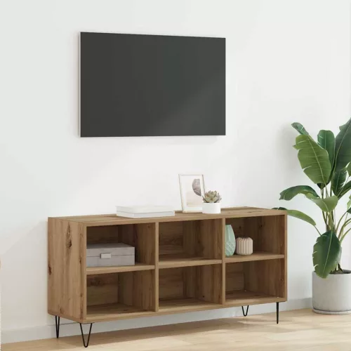 vidaXL TV szekrény Artisan tölgy 103,5 x 30 x 50 cm Faanyag