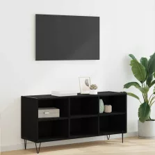 vidaXL TV szekrény Fekete tölgy 103,5 x 30 x 50 cm Faanyag