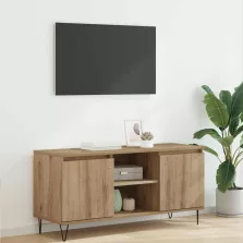 vidaXL TV szekrény Artisan tölgy 104 x 35 x 50 cm Faanyag