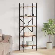 vidaXL Könyvszekrény Öreg fa 56 x 32 x 174 cm Faanyag