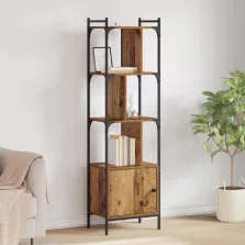 vidaXL Könyvszekrény Öreg fa 44,5 x 30 x 154,5 cm Faanyag
