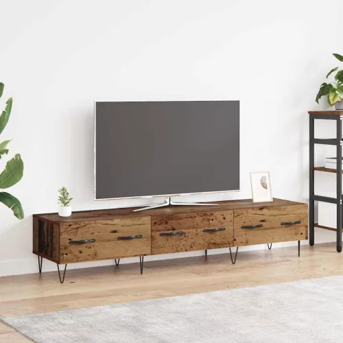 vidaXL TV szekrény fiókkal Régi fa 150 x 36 x 30 cm Faanyag