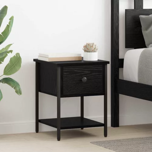vidaXL Éjjeliszekrény 2 pcs Régi fa 35 x 35 x 20 cm Faanyag