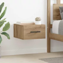   vidaXL Éjjeliszekrény kézműves tölgy 35 x 35 x 20 cm Faanyag