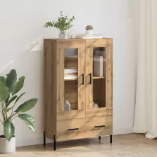   vidaXL Magasfiú Corona Artisan tölgy 69,5 x 31 x 115 cm Faanyag