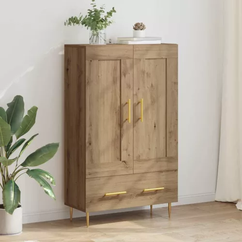 vidaXL Magasfiú fiókkal Artisan tölgy 69,5 x 31 x 115 cm Faanyag