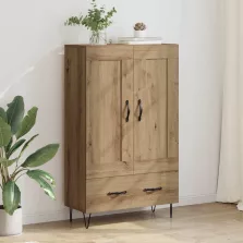   vidaXL Magasfiú fiókkal Artisan tölgy 69,5 x 31 x 115 cm Faanyag