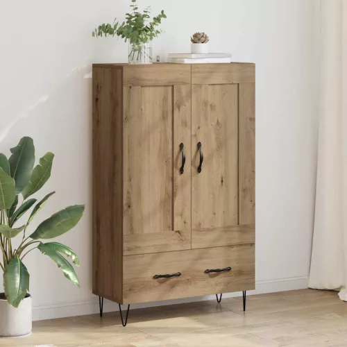 vidaXL Magasfiú fiókkal Artisan tölgy 69,5 x 31 x 115 cm Faanyag