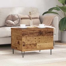 vidaXL Dohányzóasztal Öreg fa 60 x 44,5 x 45 cm Faanyag