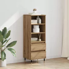   vidaXL Magasfiú fiókkal Artisan tölgy 40 x 36 x 110 cm Faanyag