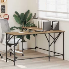 vidaXL Asztal Artisan tölgy 149 x 149 x 75 cm Faanyag