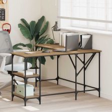 vidaXL Asztal Artisan tölgy 139 x 139 x 75 cm Faanyag