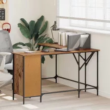 vidaXL Asztal Öreg fa 141 x 141 x 75 cm Faanyag