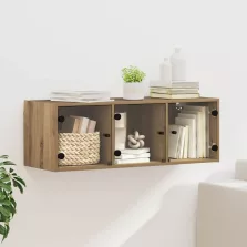   vidaXL Fali Szekrény Artisan tölgy 102 x 37 x 35 cm Faanyag