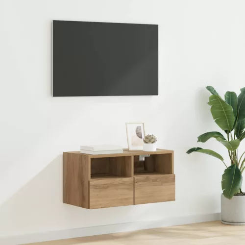 vidaXL TV Fali Szekrény Artisan tölgy 60 x 30 x 30 cm Faanyag