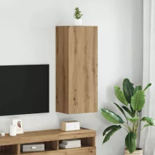   vidaXL TV Fali Szekrény Artisan tölgy 40,5 x 30 x 102 cm Faanyag