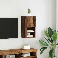   vidaXL Falsítható TV Szekrény Öreg fa 30,5 x 30 x 60 cm Faanyag