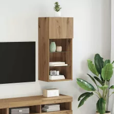   vidaXL Falsítható TV Szekrény Artisan tölgy 40,5 x 30 x 90 cm Faanyag