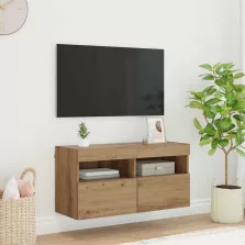   vidaXL TV Fali Szekrény Artisan tölgy 80 x 30 x 40 cm Faanyag