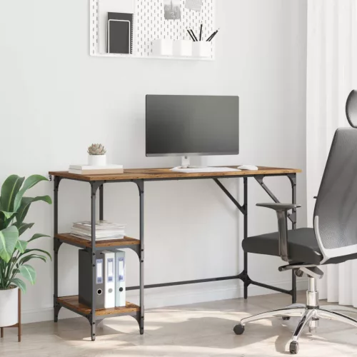 vidaXL Asztal Öreg fa 120 x 50 x 75 cm Faanyag