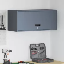 vidaXL Fali szekrény a garázsba Antracit 80 x 33 x 35 cm