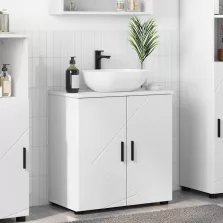   vidaXL Fürdőszoba Székény polcokkal Fehér 61 x 35 x 64 cm Faanyag