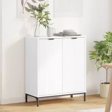 vidaXL Széf Fehér 69,5 x 33 x 82 cm Faanyag