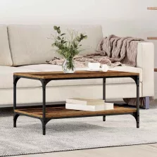vidaXL Dohányzóasztal Öreg fa 80 x 50 x 40 cm Faanyag