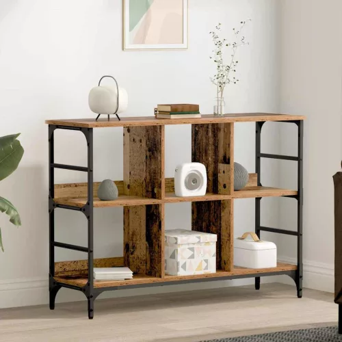 vidaXL Széf Öreg fa 102 x 32 x 73,5 cm