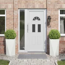 vidaXL Növénytartó 2 pcs Fehér 40 x 40 x 75 cm Acél