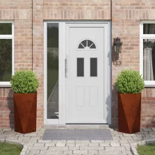   vidaXL Növénytartó 2 pcs Rozsdás 40 x 40 x 75 cm Időjárásálló acél