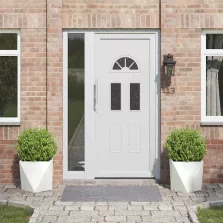 vidaXL Növénytartó 2 pcs Fehér 40 x 40 x 40 cm Acél