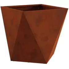   vidaXL Növénytartó Rozsdás 40 x 40 x 40 cm Időjárásálló acél
