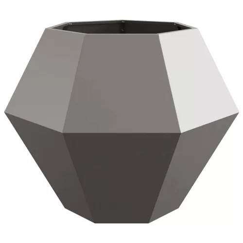 vidaXL Növénytartó Rozsdás 100 x 100 x 80 cm Időjárásálló acél