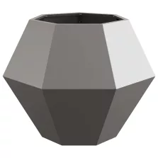   vidaXL Növénytartó Rozsdás 75 x 75 x 60 cm Időjárásálló acél