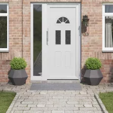 vidaXL Növénytartó 2 pcs Fekete 50 x 50 x 40 cm Acél