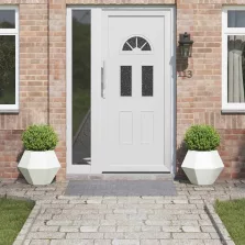 vidaXL Növénytartó 2 pcs Fehér 50 x 50 x 40 cm Acél