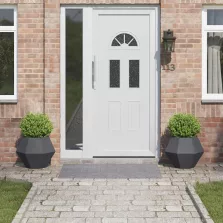 vidaXL Növénytartó 2 pcs Antracit 50 x 50 x 40 cm Acél