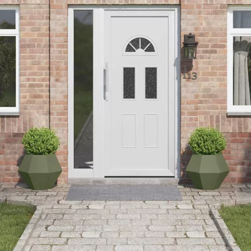 vidaXL Növénytartó 2 pcs Olajzöld 50 x 50 x 40 cm Acél