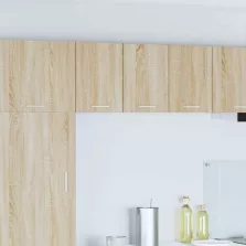   vidaXL Függő szekrény Riga 2 pcs Sonoma tölgy és fehér 30 x 31 x 40 cm