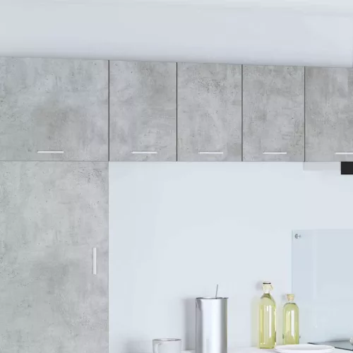 vidaXL Függő szekrény Riga 2 pcs Beton szürke és fehér 30 x 31 x 40 cm