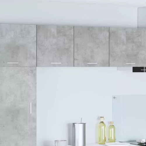 vidaXL Függő szekrény Riga 2 pcs Beton szürke és fehér 40 x 31 x 40 cm