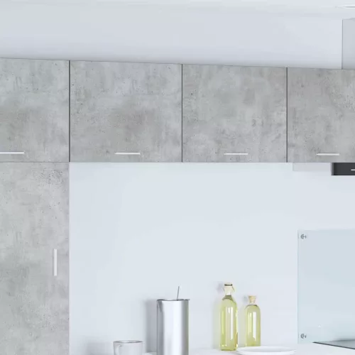 vidaXL Függő szekrény Riga 2 pcs Beton szürke és fehér 50 x 31 x 40 cm