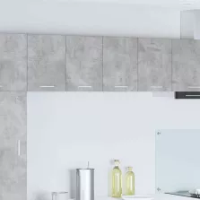   vidaXL Függő szekrény Riga 2 pcs Beton szürke és fehér 60 x 31 x 40 cm